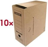 LEITZ Archivcontainer 6086 (10 St), Archivschachtel f&uuml;r H&auml;ngemappen