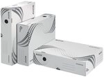 LEITZ Archivcontainer Archivbox easyboxx - A4 80 mm Wellpappe (RC) breite...