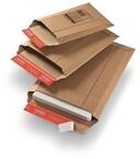 COLOMPAC Versandtasche 20 Versandtaschen CP010.02 aus Wellpappe - 20x28,8cm