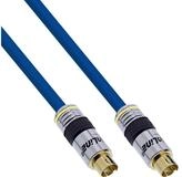 Inline S-VHS Kabel, PREMIUM, vergoldete Stecker, 4pol mini DIN ST / ST, 1m