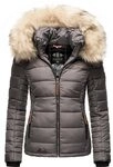 Marikoo Winterjacke Lerikaa Winter Steppjacke mit abnehmbarem Kunstfell