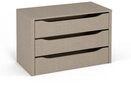 rauch Kleiderschrank Schubkasteneinsatz ORANGE, B 88 cm grau, mit 3 Sch&uuml;ben...
