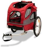 PetSafe Fahrradhundeanh&auml;nger Happy Ride Aluminium-Fahrradanh&auml;nger rot/grau