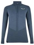 Salewa Longsleeve Zebru MED Warm AMR W 1/2Z Tee Leistungsstarkes Baselayer f&uuml;r...
