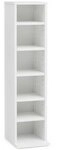 Wohnling CD-Regal WL5.836 WL5.836 Holz 21x90x20cm Modern B&uuml;cherregal 6 F&auml;cher