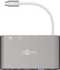 Goobay USB-Verteiler USB-C Multiport Adapter Aluminium (5 Gbit/s...