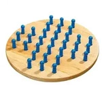 Philos Spiel, Solitaire - gro&szlig; - Eschenholz - 33 Spielsteine