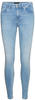 Vero Moda 7/8-Jeans Lux (1-tlg) Weiteres Detail, Plain/ohne Details blau XL