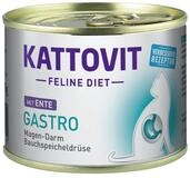 Kattovit Feline Diet Gastro mit Ente 185 g - 12 St&uuml;ck, f&uuml;r: Katze