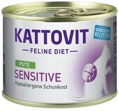 Kattovit Feline Diet Sensitive mit Pute 185 g - 12 St&uuml;ck, f&uuml;r: Katze