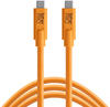 Tether Tools USB Cable USB-C zu USB-C 4,60 m - Datenkabel - orange USB-Kabel