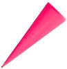 Roth Schultüte Roth Rohling, pink, 70 cm, rund, Rot(h)-Spitze, ohne Verschluss