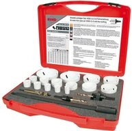 Ruko Bohrkrone RUKO 126318 Lochs&auml;gen-Set 21teilig 16 mm, 19 mm, 21 mm, 24 mm,...