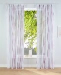 OTTO home Gardine Dimona (2 St), Kr&auml;uselband, transparent, Voile, 2er-Set,