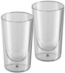 WMF Latte-Macchiato-Glas KINEO, 2er Set, 270 ml, Transparent, 2-tlg.,
