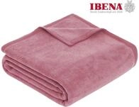 Wohndecke Luxus, IBENA, verschiedene Gr&ouml;&szlig;en, uni, Kuscheldecke, Premium, made in