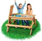 Coemo Garten-Kindersitzgruppe, (Set, 1-tlg), 2 in 1 Kindersitzgarnitur Sitzgruppe