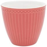 Greengate Becher Alice Latte Cup coral 0,3 l, Steingut