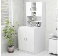 vidaXL Waschmaschinenumbauschrank vidaXL Waschmaschinenschrank Wei&szlig;...