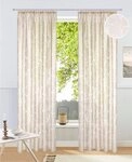 OTTO home Gardine Anna (1 St), Kr&auml;uselband, halbtransparent, Ausbrenner,...