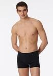 Boxer SCHIESSER "Long Life Cotton", Herren, Gr. 4, schwarz (000, schwarz), Single