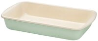 Riess Auflaufform Classic Pastell, Emaille, 38x22,5 cm / h: 7,0 cm
