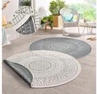 HANSE Home Teppich Porto Wendeteppich, rund, H&ouml;he: 5 mm, In-& Outdoor, Wetterfest,
