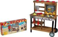 Klein Spielk&uuml;che Beach Picnic, BBQ Country Sommer K&uuml;che Holz, Kunststoff