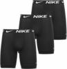 NIKE Underwear Boxer BOXER BRIEF LONG 3PK (Packung, 3er-Pack) mit Elastikbund mit
