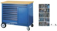 Gedore Werkbank 1504 XL-TS-308 Rollwerkbank mit Sortiment