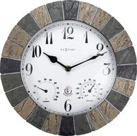NEXTIME Wanduhr Nextime Au&szlig;enwanduhr Aster &Oslash; 26 cm
