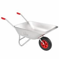 Gardebruk Schubkarre, Schubkarre Gartenkarre 80L verzinkt 80kg Bau Schiebkarre