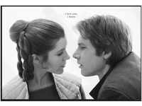 Komar Poster Star Wars Classic Leia Han Love, Star Wars (1 St), Kinderzimmer,