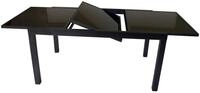 DEGAMO Gartentisch TORINO (1-St), 180x100cm, ausziehbar auf 240cm, Aluminium