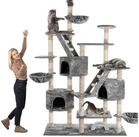 Happypet Kratzbaum SAM, Gesamth&ouml;he bis 260 cm, Extra Breit, Deckenhoch mit viel