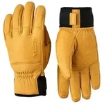 Hestra Skihandschuhe Omni Herren 5-Finger Ski Handschuhe aus Leder braun 7