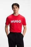 T-Shirt HUGO "Dulivio", Herren, Gr. L, open pink693, Single Jersey, Obermaterial:
