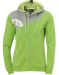 Kempa Trainingsjacke Core 2.0 Kapuzenjacke Women grau|gr&uuml;n L