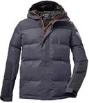 Steppjacke KILLTEC "KOW 31 BYS QLTD JCKT", Jungen, Gr. 128, grau (anthrazit),