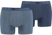 Boxer HEAD "HEAD BASIC BOXER 2P", Herren, Gr. L, blau (blau, heaven), Obermaterial: