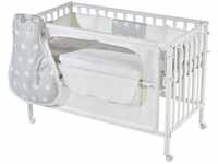 Roba Room Bed safe asleep (60 x 120 cm) Sterne grau/weiß