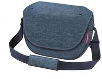 Asista Fahrradtasche Asista Adapter KLICKfix Funbag Twist Blue Gr&ouml;&szlig;e 19x8x25...