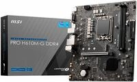 MSI PRO H610M-G DDR4 Mainboard