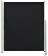 vidaXL Sonnensegel, Ausziehbare Seitenmarkise 160x300 cm Schwarz