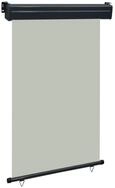 vidaXL Seitenmarkise 125 x 250 cm Balkon-Seitenmarkise 120x250 cm Grau
