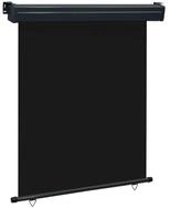 vidaXL Seitenmarkise 145 x 250 cm Balkon-Seitenmarkise 140x250 cm Schwarz