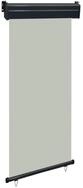 vidaXL Seitenmarkise Balkon-Seitenmarkise 105x250 cm Grau (1-St)