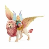 Schleich&reg; Spiel Elfe auf gefl&uuml;geltem L&ouml;we