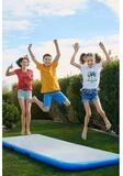 e4fun Bodenturnmatte Air Track 300 x 100 x 10 cm, blau/grau (1-St)