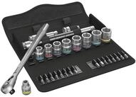 Wera Bit-Set Wera 8100 SB 11 Zyklop Metal-Knarrensatz Umschalthebel 3/8"-Antrieb z&ouml;